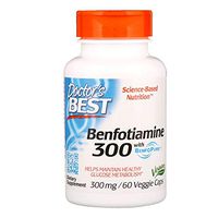 Best Benfotiamine, 300 mg, 60 vcaps by Doctors Best (Pack of 3)