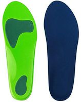 CSL Orthotic Insoles Arch Support Shoe Inserts for Flat Feet and Plantar Fasciitis – Trimmable Full Length Orthopedic for Men and Women (Small Mens 5-6.5 Womens 7-8.5)