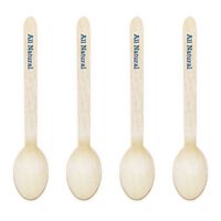 Dress My Cupcake Natural Wood 500-Pack Candy Buffet Spoons DIY Kit, All Natural, Royal Blue