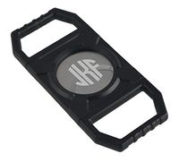 Personalized Visol Tron Double Guillotine Cigar Cutter with Free Laser Engraving ([A] Circle Monogram)