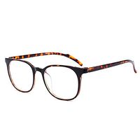 ANRRI Blue Light Blocking Computer Glasses for Anti Eyestrain Anti Glare Lens Lightweight Frame Eyeglasses Leopard Frame, Men/Women