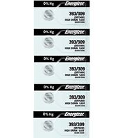 393 or 309 Energizer - 1 Pack of 5 Batteries. SR48W, AG5, LR754, SR754W Timex F Energizer 393
