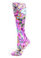 Celeste Stein Therapeutic Compression Socks, Pink Delaney, 15-20 mmHg, Moderate