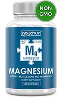 Magnesium Citrate Supplement Complex - Muscle Relaxer Pills Recovery - Restless Leg Syndrome Relief Leg Cramps Defense - Vegan Sleep Aid for Women Men Pure 500mg Non-GMO - 120 Vegetable Capsules