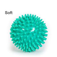 Massage Ball Muscle Relaxation Fitness Ball Plantar Fascia Thorn Ball Two Pieces of Soft and Hard Two Degrees, 9cm Blue