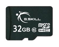 G.Skill 32GB Class 10 MicroSDHC Flash Card with SD Adapter (FF-TSDG32GA-C10)