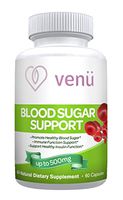 Venu Nutri All Natural Blood Sugar Support Supplement Promotes Healthy Blood Sugar Levels, Includes Cinnamon Gymnema, Made in USA