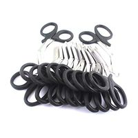 LAJA IMPORTS 100 PCS Paramedic Utility Bandage First AID Stainless Steel Trauma EMT EMS Shears Scissors 7.25' Black