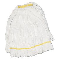 Boardwalk 8002 Mop Head, Looped, Enviro Clean with Tailband, Medium, White (Case of 12)