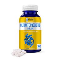 Ultimate Probiotic Capsules by Ahana Nutrition – Organic Probiotic Supplement for Digestive Support, Gut Health and Immune Support for Overall Wellness (2,000mg– 100 ct)