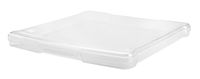 IRIS USA 10-Piece Portable Project Case to Hold 12 by 12 Paper, Clear