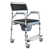 HAMIMI Toilet Chair Home Elderly Multifunctional Pregnant Women Patient Toilet Wheelchair Mobility Wheelchai