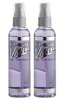 Eyeglass Lens Cleaner Spray | 2 Pack of 4oz Clear View Glasses Cleaning Spray for Lens, Sunglasses Coated or Uncoated