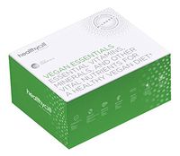 Vegan Liquid Gel Multivitamin - Healthycell Vegan Essentials | Omega 3, B12, D3, Biotin, Iron | Supports Hair, Skin, Nails, Energy | Vegetarian (10-Day Supply)