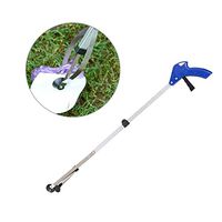 BecauseOf Suction Cup Reacher Grabber, 32'' Extra Long Handy Mobility Aid, Collapsible Reaching Assist Tool for Pick Up Small Objects, Garbage, Trash