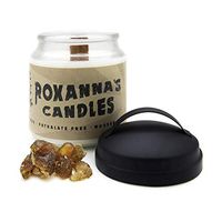 Frankincense & Myrrh Scented Soy Candle with Crackling Wooden Wick | Handmade Artisan Scented Natural Fragrances Infused with Essential Oils, Non-GMO Wax, Large 16oz Jar 120+ Hours Burn Time