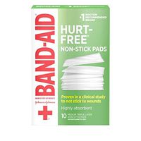 Band-Aid Non-Stick Pads Medium 2 inch x 3 inch - 10 ct, Pack of 5