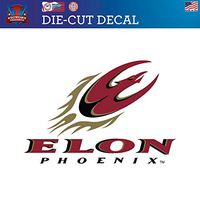 Victory Tailgate Elon University Phoenix Die-Cut Vinyl Decal Logo 1(Approx 12x12)
