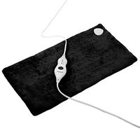MIBEST XXXL Heating Pad with Fast-Heating Technology - 3 Temperature Settings Heat Pad with LED Indicators - XXX Large Charcoal Gray Pad (12" x 24")