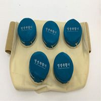 Korea Young Seng Sa Mugwort Wormwood Device Plate Holder Burner with Belt 1Hole 2Hole 3~5Hole Type (3~5Hole Set (Device+Moxa))