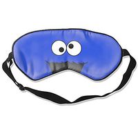 Sleep Mask Cute Cookie Monster Eye Cover Blackout Eye Masks,Soothing Puffy Eyes,Dark Circles,Stress,Breathable Blindfold for Women Men