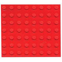 Bump Dots- Round-Flat Top-Fluor Orange-Small-56pk