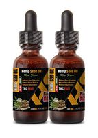 Anti Anxiety Hemp Oil - Hemp Seed Oil Organic Drops 780mg - Mint Flavor - Hemp Oil Organic Non GMO - 2 Bottles 2 FL OZ (60 ML)