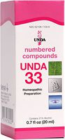 UNDA - UNDA 33 Numbered Compounds - Homeopathic Preparation - 0.7 fl. oz.