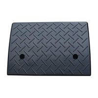 Channels Cord Cover 12cm Road Along Slope Slope Pad Road Tooth Uphill Pad Rubber Speed Bumper Portable Step Pad Car Triangle Pad (Color : Black, Size : 50x25x12cm)