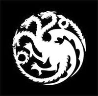 Game of Thrones - Mother of Dragons Decal Vinyl Sticker|Cars Trucks Vans Walls Laptop|WHITE|5.5 in|CCI372