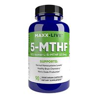 MAXX LIVE - L Methylfolate 12.5mg – Active Folate 5-MTHF, Methyl Folate Professional Strength - Immune Support, Essential Amino Acids– Vegan Gluten-Free - 90 Capsules