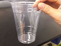 1000 counts 16oz ultra clear PET plastic cup