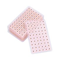 SUPVOX Acupuncture Vaccaria Ear Seeds Kit Ear Press Seeds Ear Tacks 1200Pcs (20 Sheets)