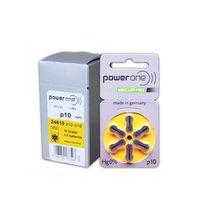 PowerOne Mercury-Free Hearing Aid Batteries Size 10 (60 batteries) by Power One