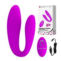Richi 12 Frequency U Shape Toy with Quiet Dual Motor for Women, Wireless Remote Control