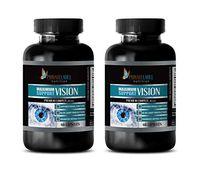 Vision Support Eye Formula Supplement - Maximum Vision Support - Premium Complex - Grape Seed Supplement - 2 Bottle 120 Capsules