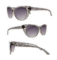 Fashion Transition Photochromi Lens Women Gray & Clear Big Cat Eye Clear Lens Reading Glasses +1.00~+4.00 (Gray, 1.5)