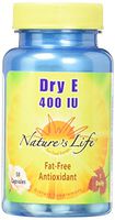 Nature's Life E 400 IU Capsules, Dry, 50 Count