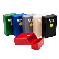 BFlowerYan Hard Box Full Pack Cigarette Case (King Size) (Assorted Colors) (3 Pack)