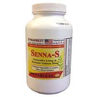 PHARBEST Senna Plus Vegetable Laxative with Stool Softener - 1000 Tablets (PR-COM-RT-X1092871)