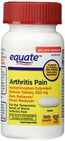 Equate - Arthritis Pain Reliever, Extended Release, Acetaminophen 650 Mg, 100-Count