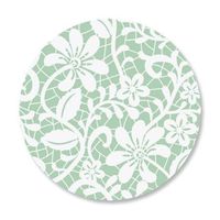 Lace Envelope Stickers- Set of 144, Flat-Sheet Seals