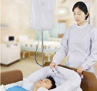 Bedside Shower System， Overhead Shower with Water Bag 2.5 Gallons (2 lbs), Inflatable Shampoo Basin Kit for Disabled and Elderly Bed Easy & Safe Bathing & Shampooing