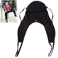 GHzzY U-Sling - Universal Patient Lift Sling for Elderly & Disabled - Full Body Patient Lift Sling with Head Support - Divided Leg Sling