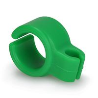 Cigarette Holder Ring- Hands Free Cigarette Holder Ring to Protect Your Finger Turn Yellow for Console Gamers, Musicians and Drivers, Silicone Smoke Hand Rack for Smokers (1pc Green)