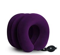 WAOBE Cervical Traction Home Therapy Device Stretch Neck Support Inflatable Neck Medical Pillow Cervical Spondylosis Correction, Purple
