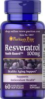 Puritan's Pride Resveratrol 100 mg-60 Rapid Release Softgels