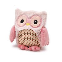 Intelex Hooty Microwaveable Plush, Pink by Intelex