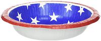 Creative Converting 319424 Stars Stripes Paper Bowls, 20 oz, Multicolor