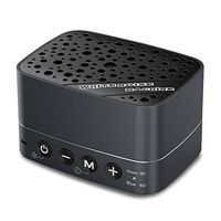 OWIKAR White Noise Machine - Sound Machine for Sleeping, Portable Sleep Therapy for Home, Office Privacy, Travel, Baby & Adults - 7 Natural and Soothing Sounds & TF Card Slot & Sleep Timer (Black)